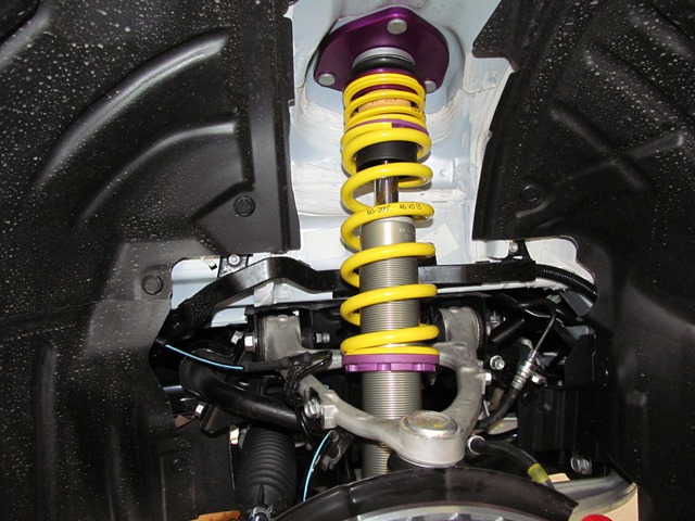 KW clubsport coilovers in a Mazda MX5