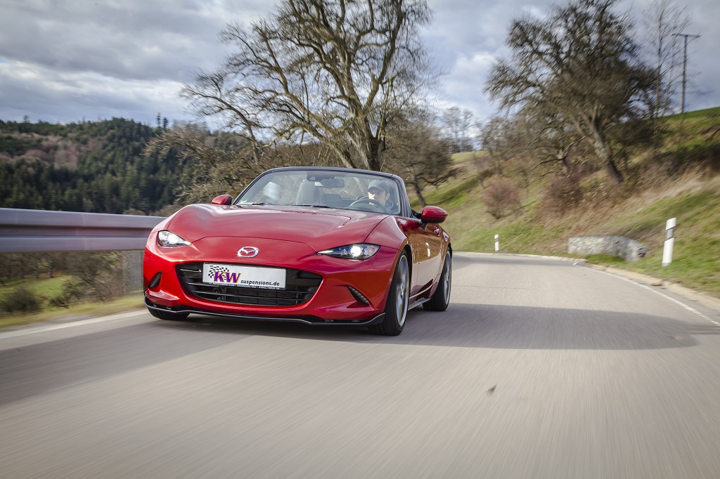 KW clubsport coilovers in a Mazda MX5